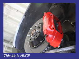 Stop-Tech WRX Big Brake Kit This kit is huge