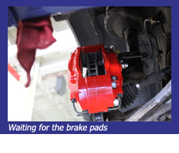 Stop-Tech WRX Big Brake Kit Waiting for the new brake pads