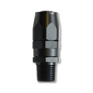 Vibrant -16AN Male NPT Straight Hose End Fitting - 3/4 NPT