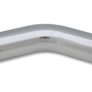 Vibrant .75in O.D. Universal Aluminum Tubing (45 Degree Bend) - Polished