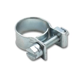 Vibrant Inj Style Mini Hose Clamps 10-12mm clamping range Pack of 10 Zinc Plated Mild Steel