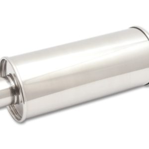 Vibrant StreetPower Round Muff 5in x 9in x 14in long body 2.5in in I.D. x 2.5in out Center-Center