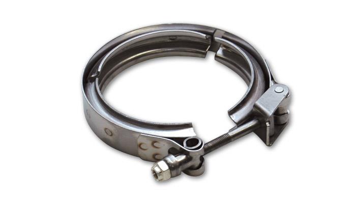 Vibrant SS Quick Release V-Band Clamp for V-Band Flanges with 1.75in O.D. 1487C
