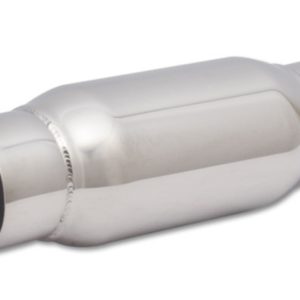 Vibrant SS Resonator 3" Inlet/Outlet x 12" Length