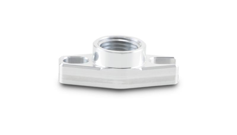 Vibrant 1/2in NPT Female 1.5in to 1.75in Bolt Hole Oil Drain Flange w/Crowfoot 28891