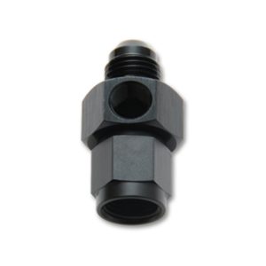 Vibrant -10AN Male to -10AN Female Union Adapter Fitting with 1/8in NPT Port