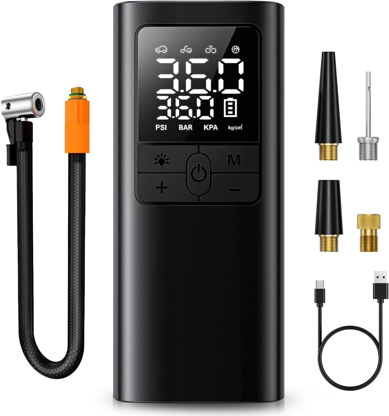 PLM Tire Inflator Portable Air Pump - 150PSI & 10000mAh