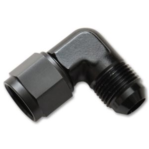 Vibrant -10AN Female to -10AN Male 90 Degree Swivel Adapter Fitting