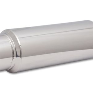 Vibrant SS Resonator (Standard Design) 4in inlet/outlet x 18in long w/5in OD resonator body