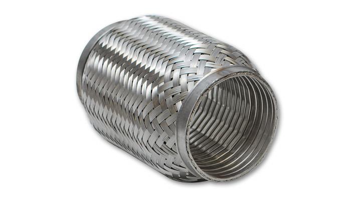 Vibrant SS Turbo Flex Coupling With Interlock Liner 2in Inlet/Outlet x 6in Long 60606