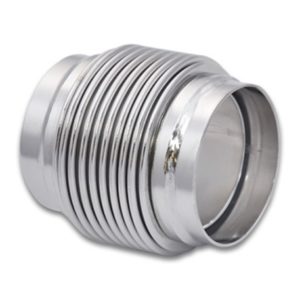 Vibrant SS Bellow Assembly w/ Solid Liner 2.25in inlet/outlet ID x 3in overall L Electro Polished