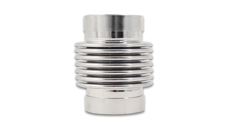 Vibrant SS Bellow Assembly w/ Liner 1.875in Inlet/Outlet ID x 2.75in OAL Electro Polished 69527